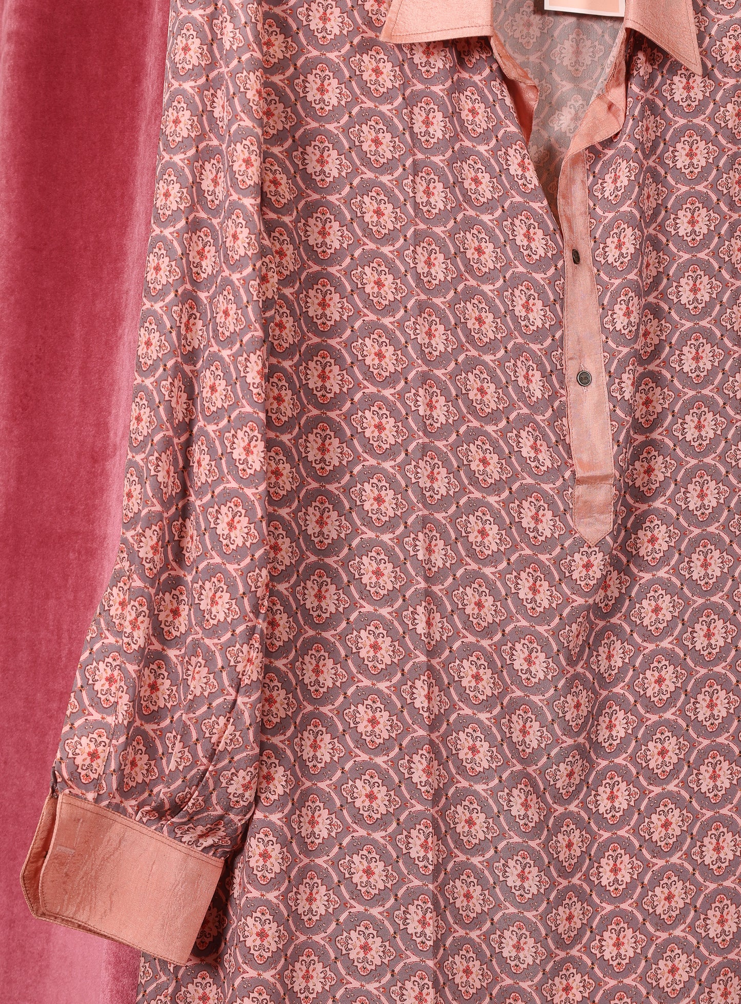 Men Shirt Crepe Silk