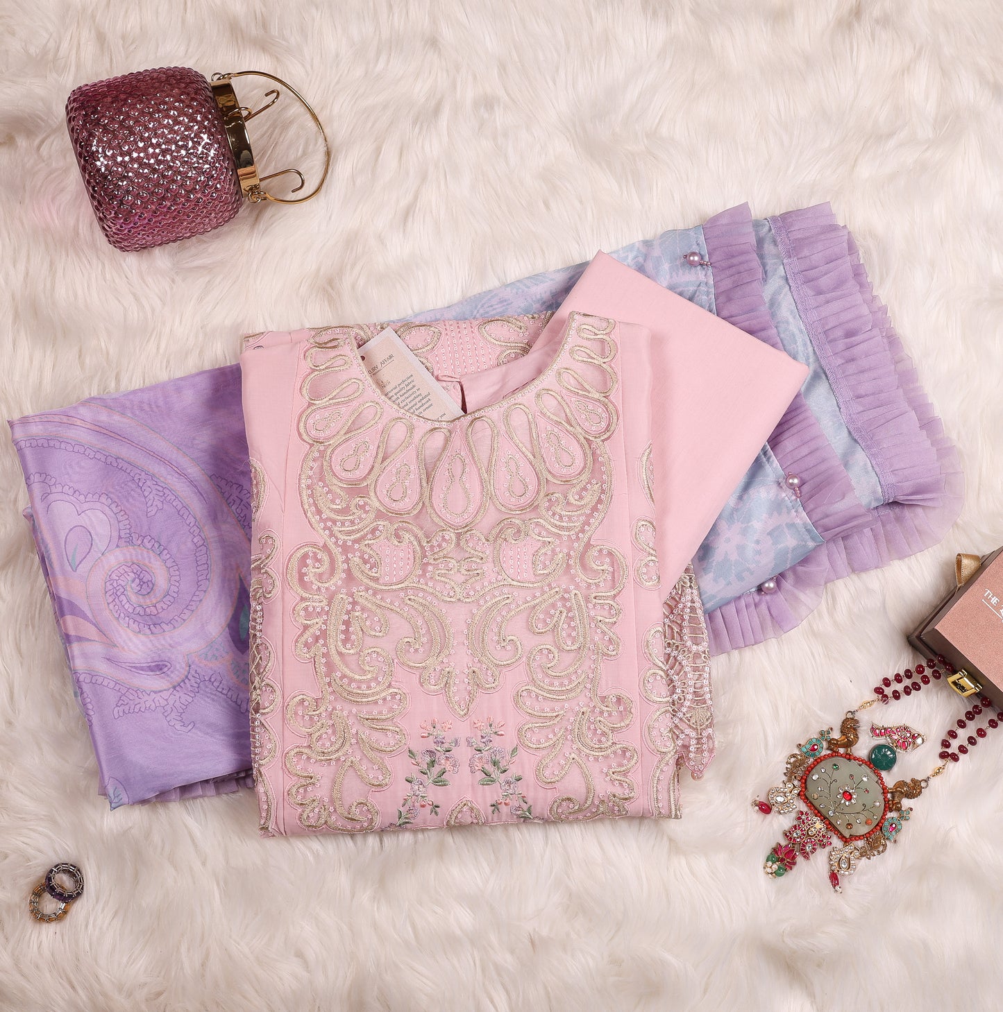 Pakistani Peachy Pink