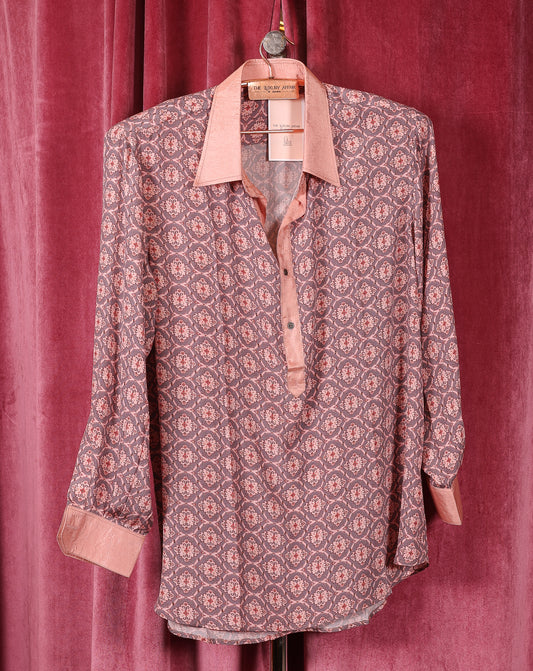 Men Shirt Crepe Silk