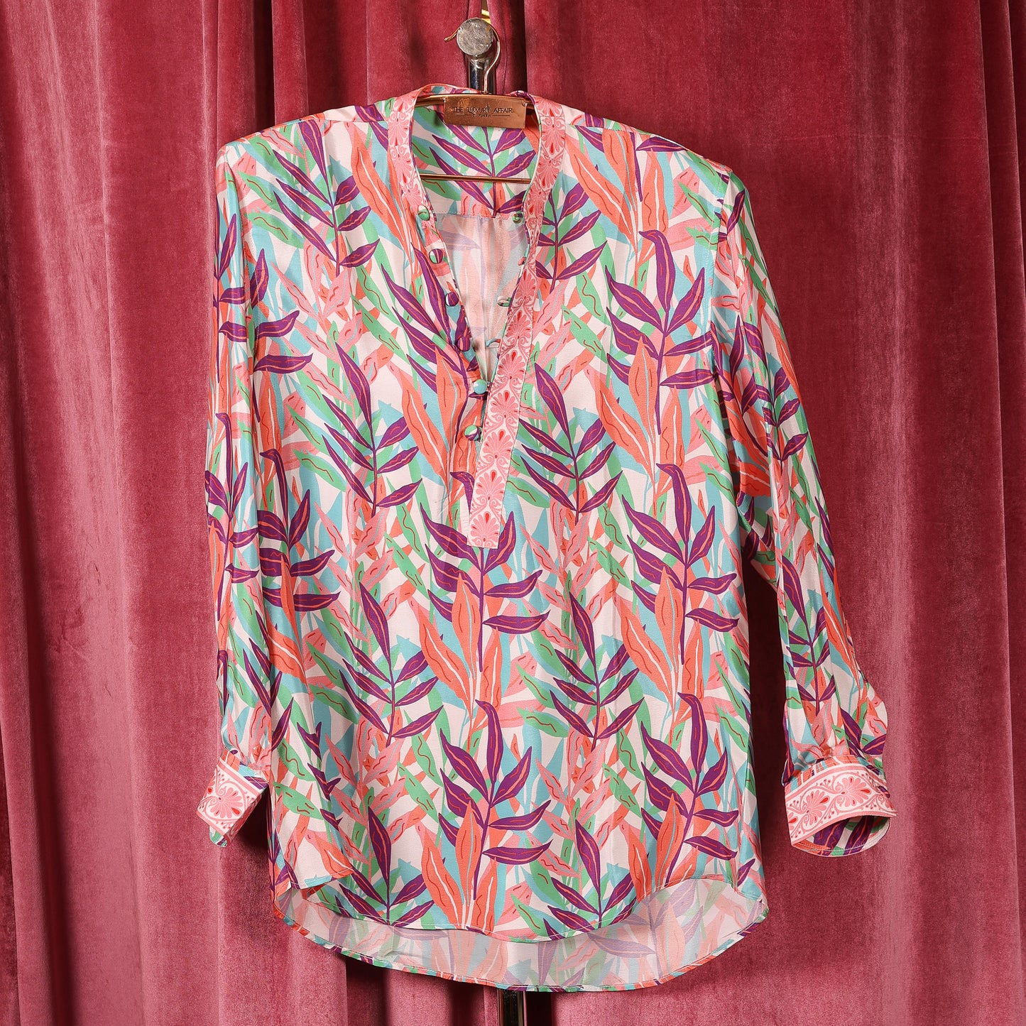 Fusion Crepe Silk Men Shirt